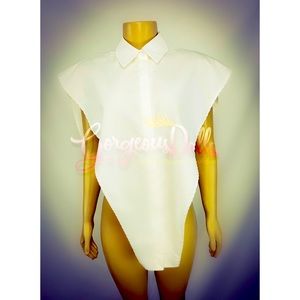 Gorgeous Dolls Button Down Sideless Poncho Shirt